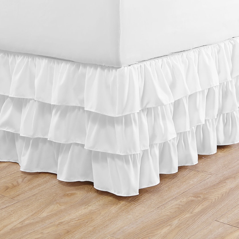 3-Tiered Ruffle Bed Skirt