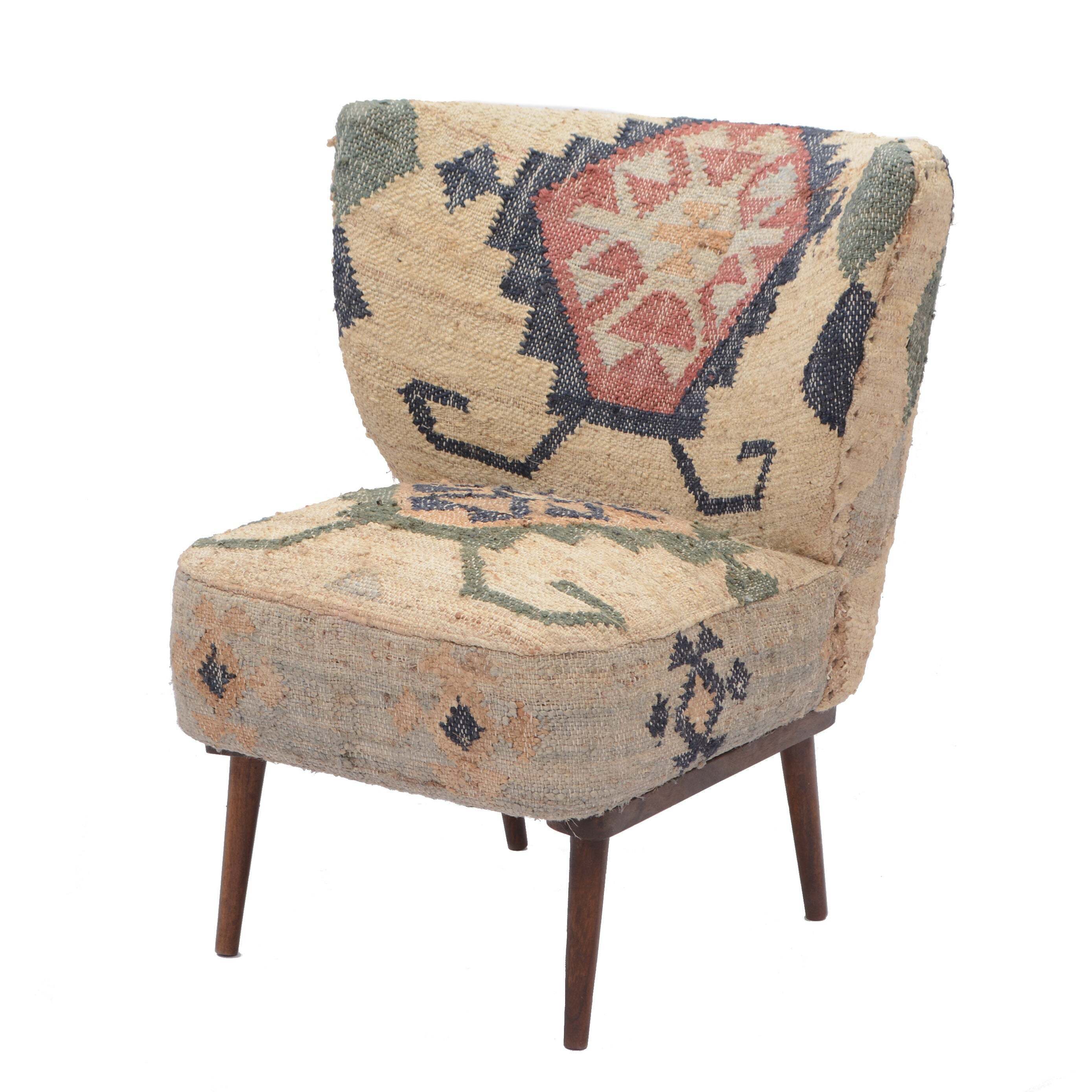 Southwest Living Room Chair With Tapered Legs
