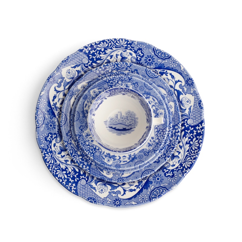 Spode Blue Italian Earthenware Dinnerware Set
