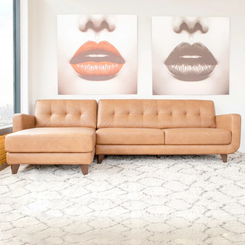 Sproule 2 - Piece Leather Sectional