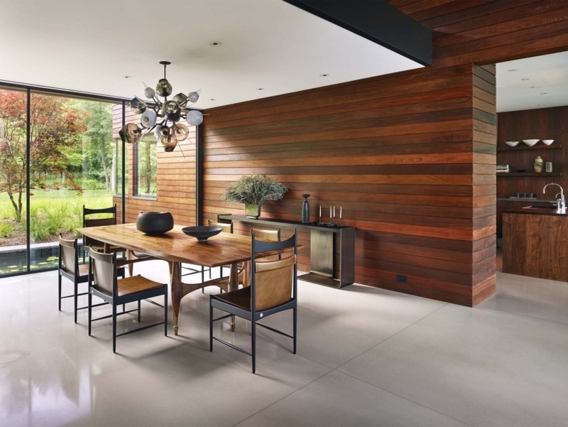 Stained Wood Wall