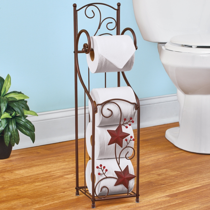 Rustic Country-Styled Toilet Paper Holder
