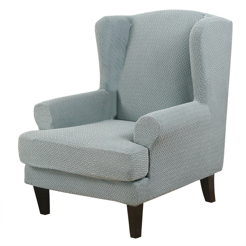 2-Piece Wing Chair Slipcover