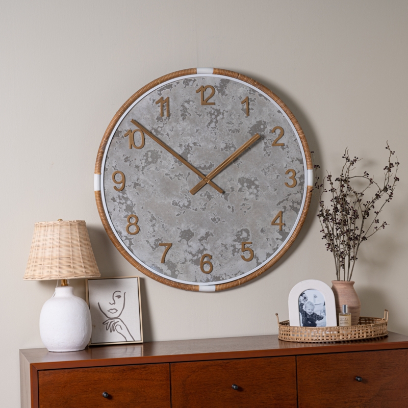 Intricate Hand-Finished Wall Clock