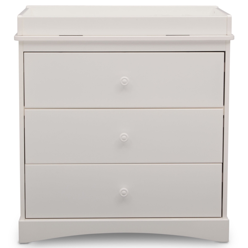 Changing Table Dresser with Removable Topper
