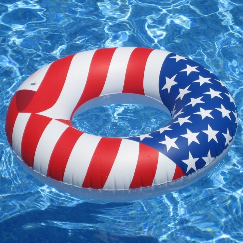 American Flag Pool Tube