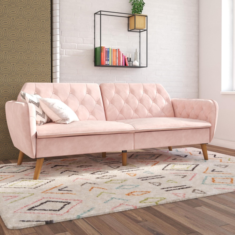 Memory Foam Futon and Mattress with Vintage Design