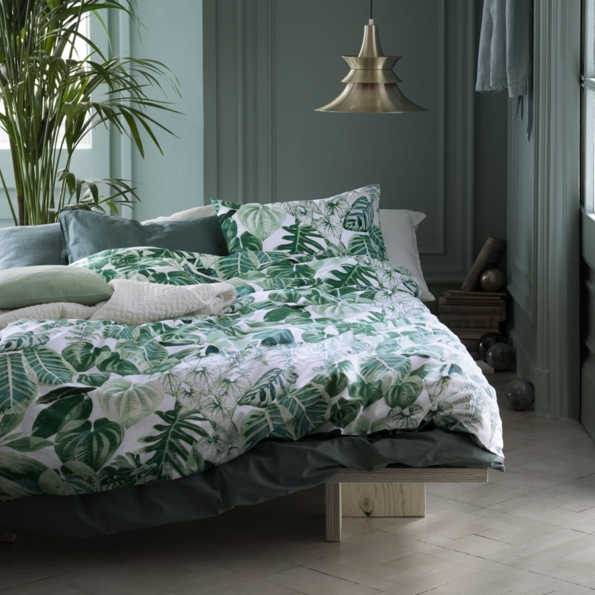 Teal and Green Color Scheme