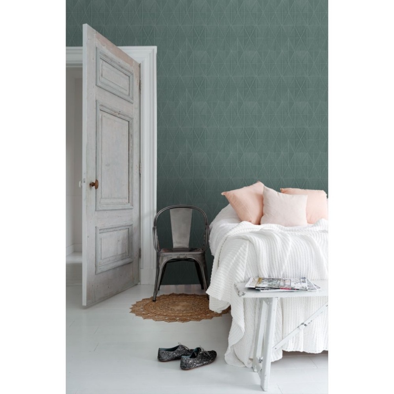 Teal Geometric Patterns