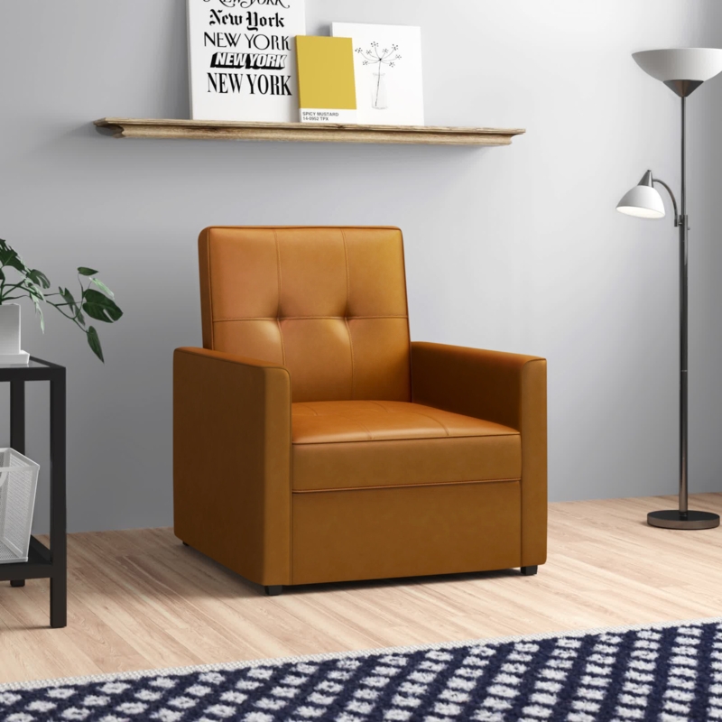 Convertible Armchair with Reclining Functions
