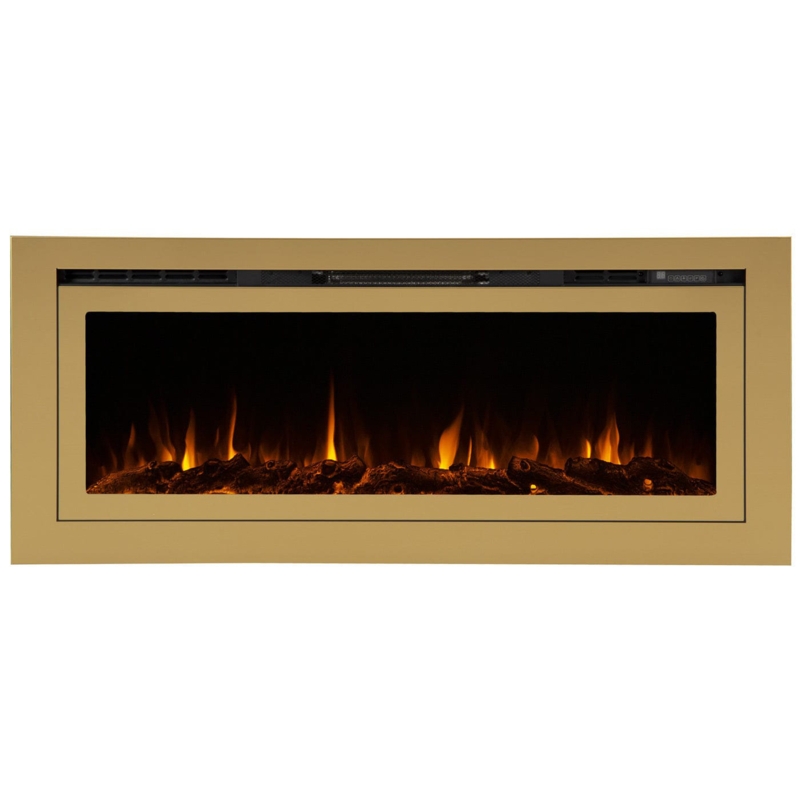 Smart 50-inch Gold Electric Fireplace