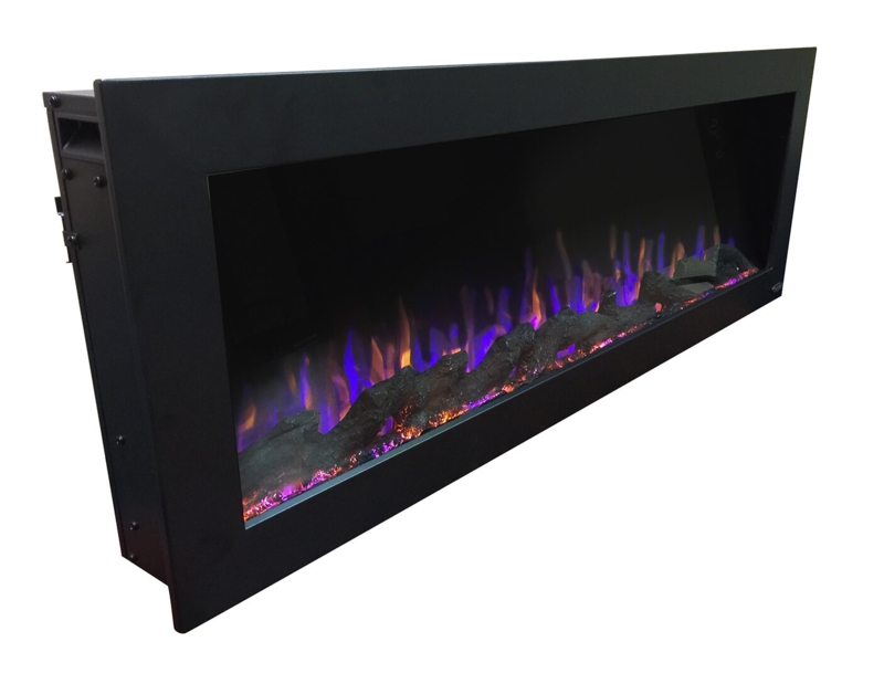 Wall Mount Electric Fireplace Insert for Outdoors