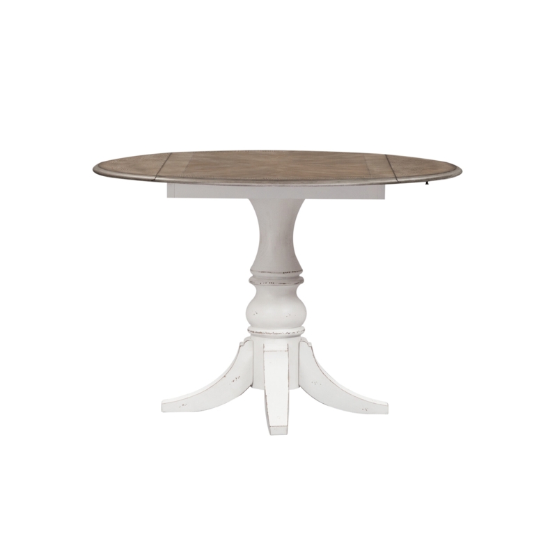 Extendable Dining Table with Antique Farmhouse Look