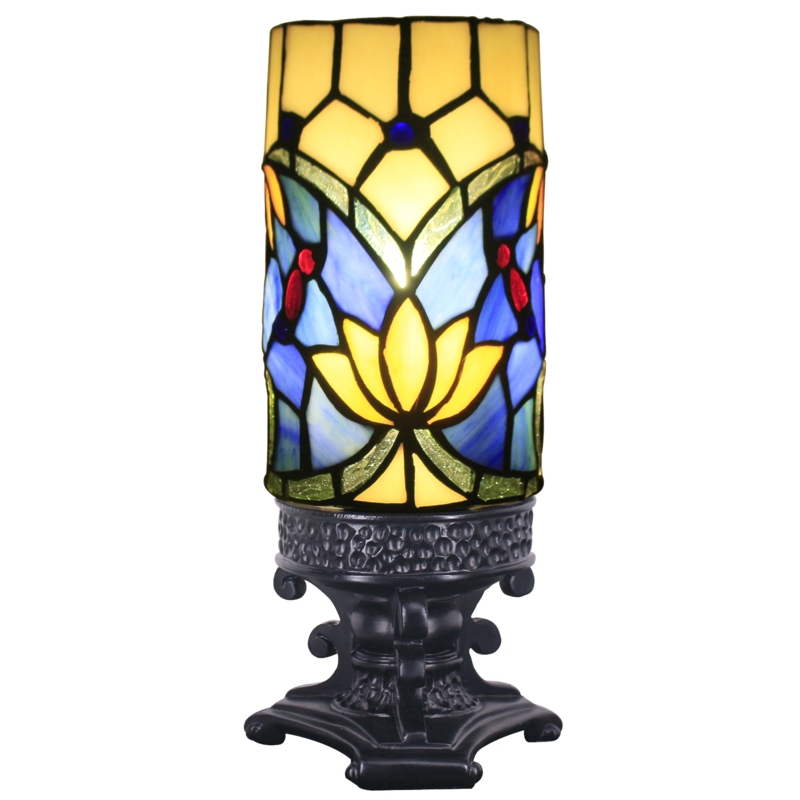 Tiffany-Style Candlestick Lamp