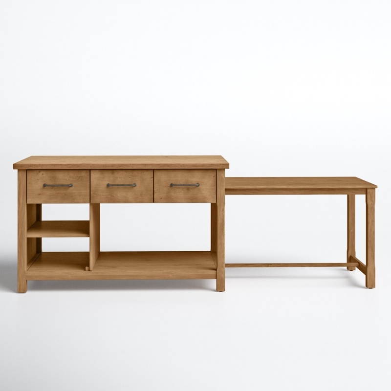 Tinka 99.5'' Wide Rolling Kitchen Island