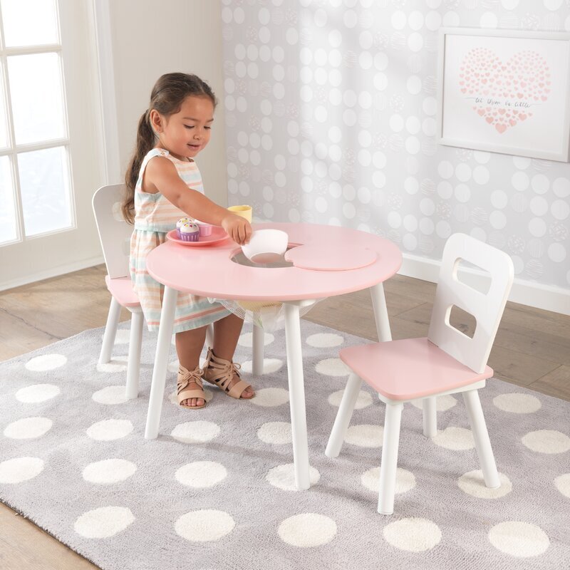Toddler Activity Table Set with Hidden Storage