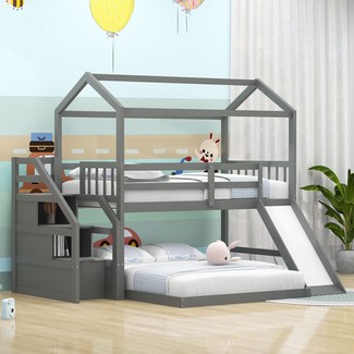 Bunk Bed with Slide - Foter