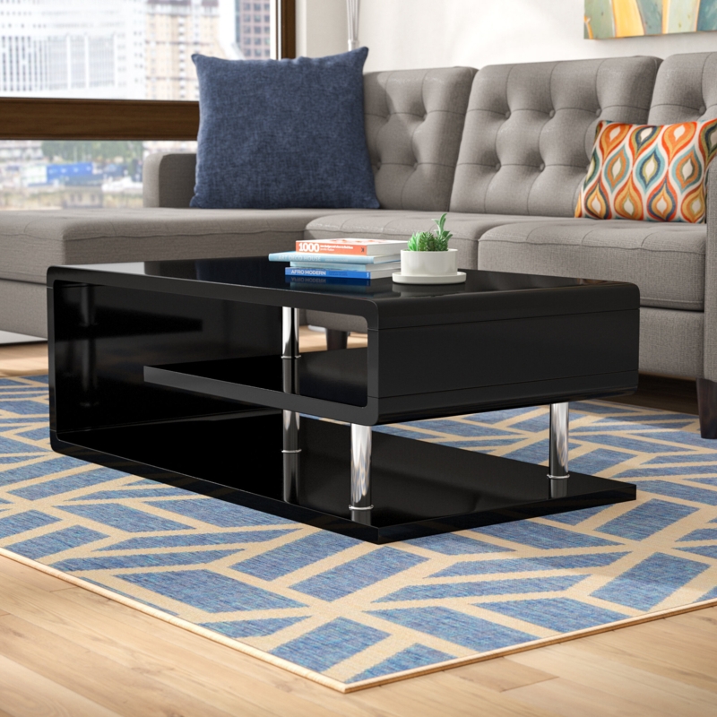 Contemporary Two-Tone Coffee Table