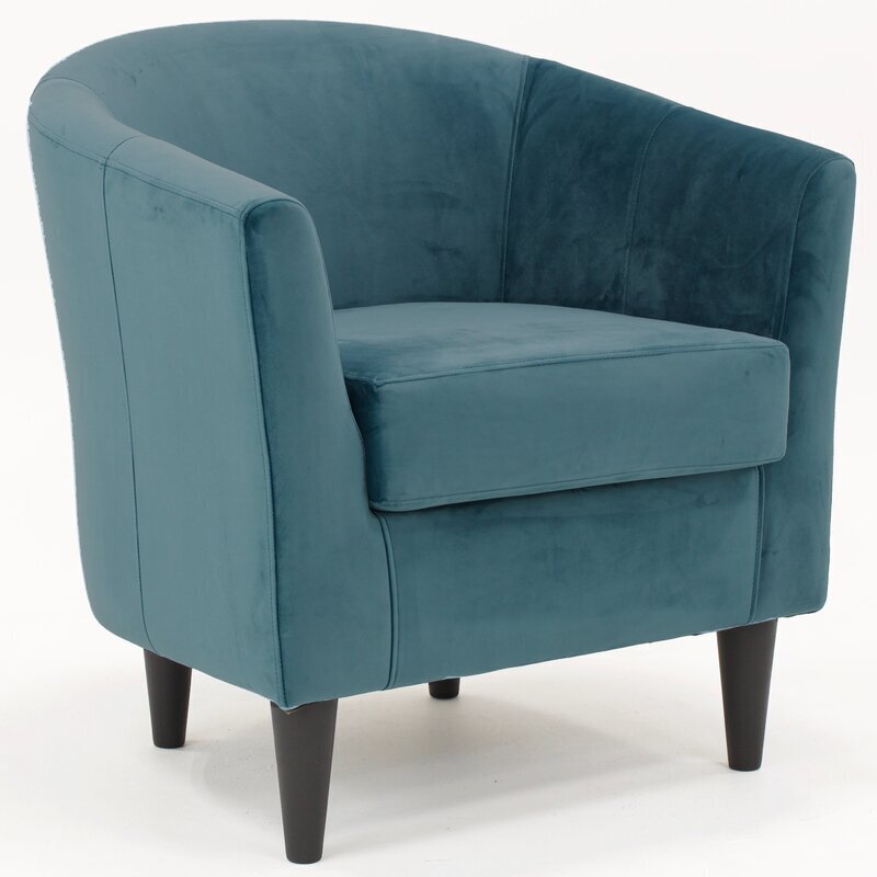 Transitional Round Armchair