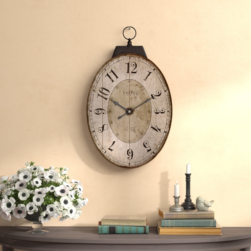 Stopwatch-Inspired Wooden Wall Clock