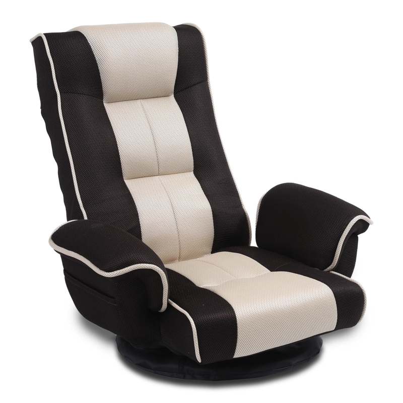 Folding Floor Gaming Chair with Swivel