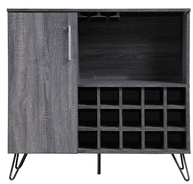 Turnbridge Mid Century Wine and Bar Cabinet