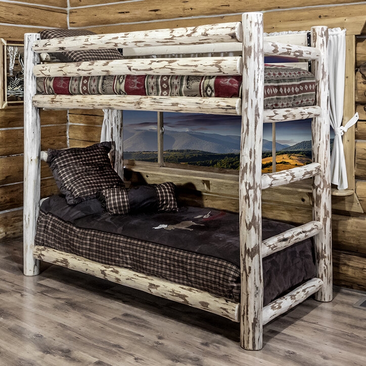 Handcrafted Rustic Bunk Bed