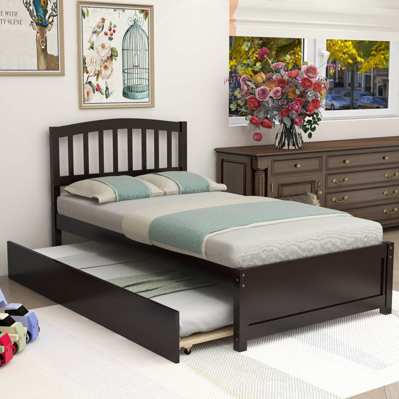 Twin Bed Frame With Trundle
