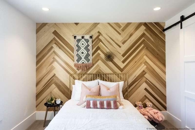 Two-Toned Wood Wall