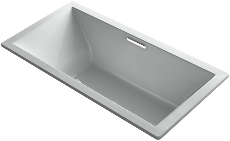 Underscore® 72" x 36" Drop In Soaking Acrylic Bathtub with Heater
