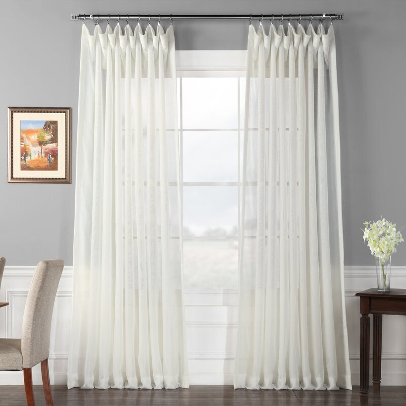 Understated Curtain for Large Windows