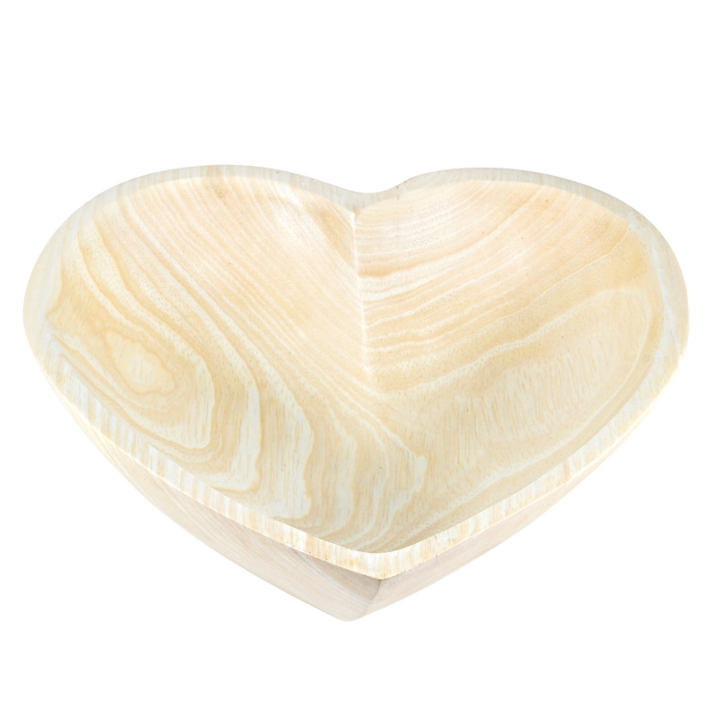 Tamarind Wood Heart Shaped Plate/Tray