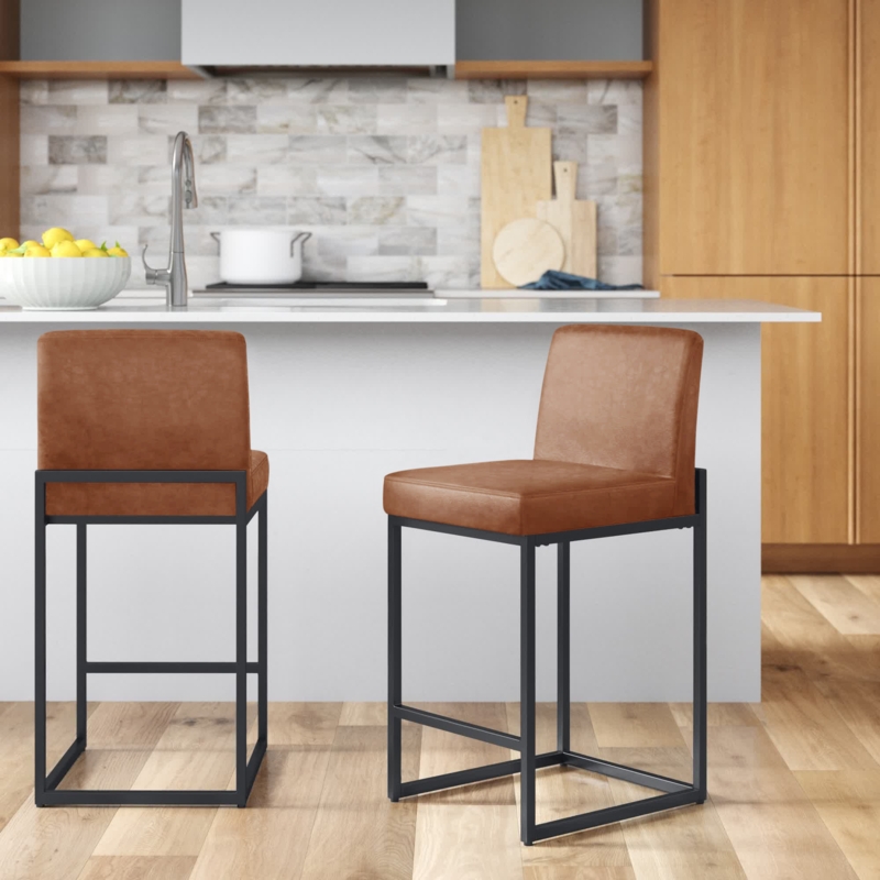 Counter-Height Kitchen Stools Set of Two