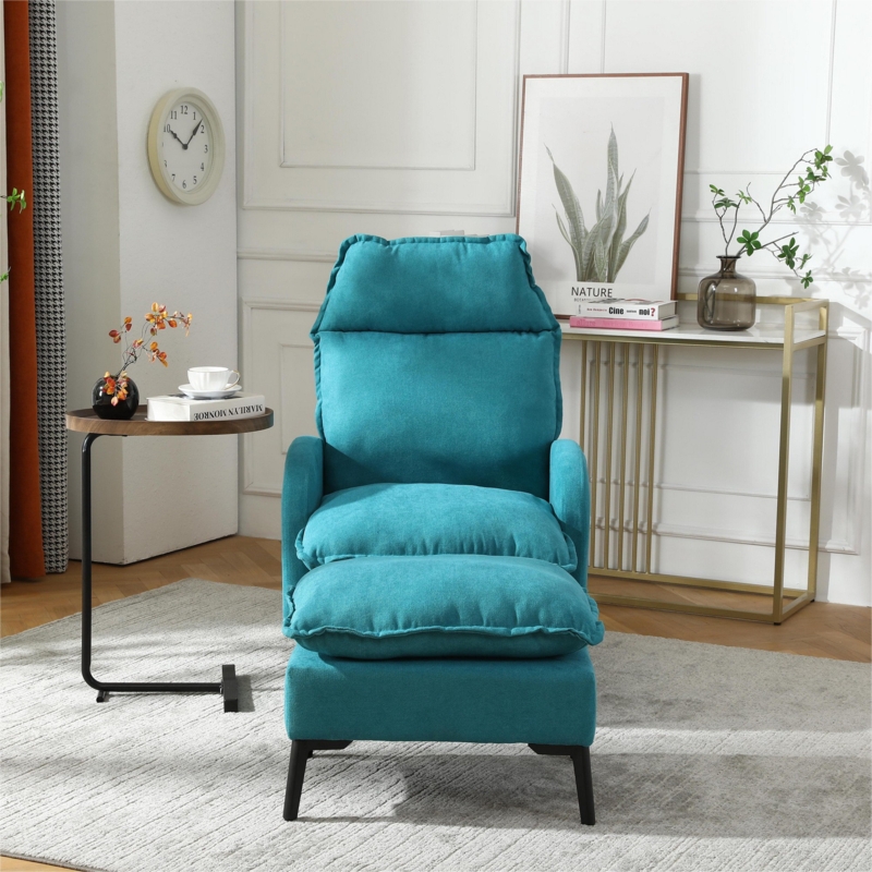 Adjustable Ultra-Comfortable Armchair with Footrest