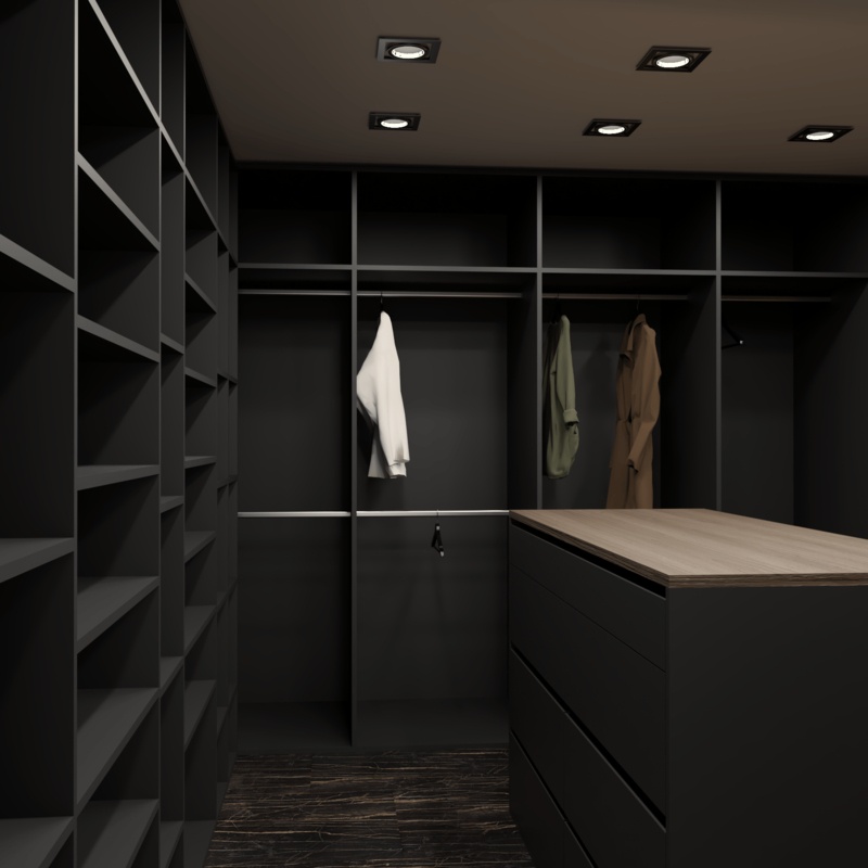 Use a Hanging Closet Rod