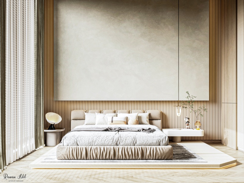 Use an oversized piece of art