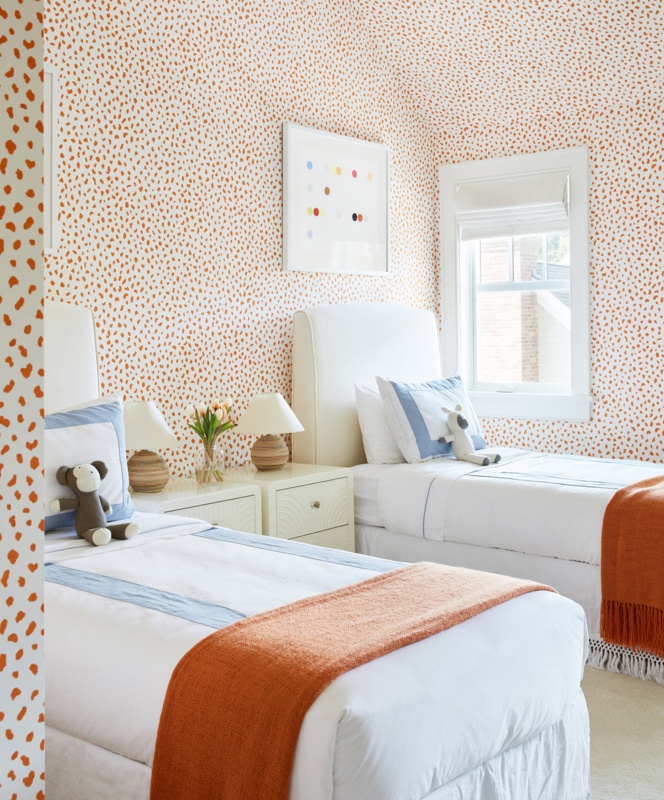 Use Patterned Wallpaper