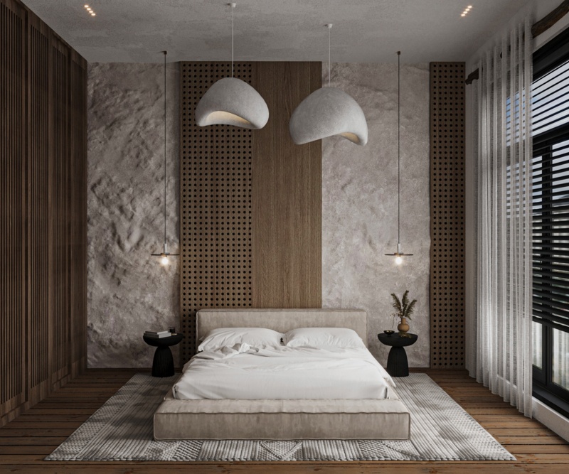 Use sheer curtains for a romantic look