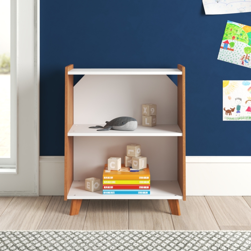 Child-Sized Bookcase with Fixed Shelves