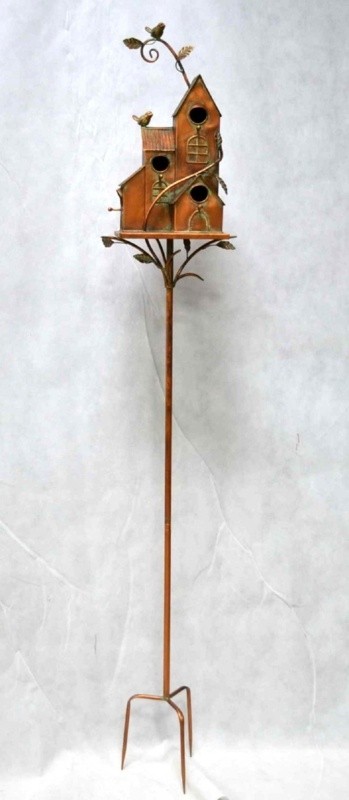 Vaghinag Four Home Stake 74 in x 13 in x 7 in Birdhouse