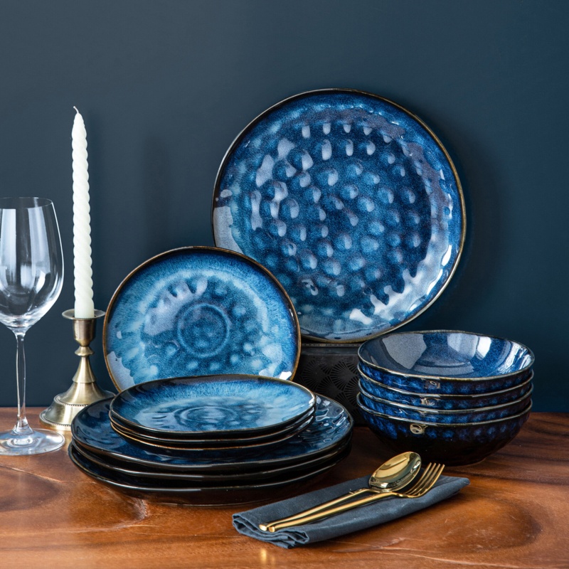 Vancasso Starry Stoneware Dinnerware Set - Service for 4