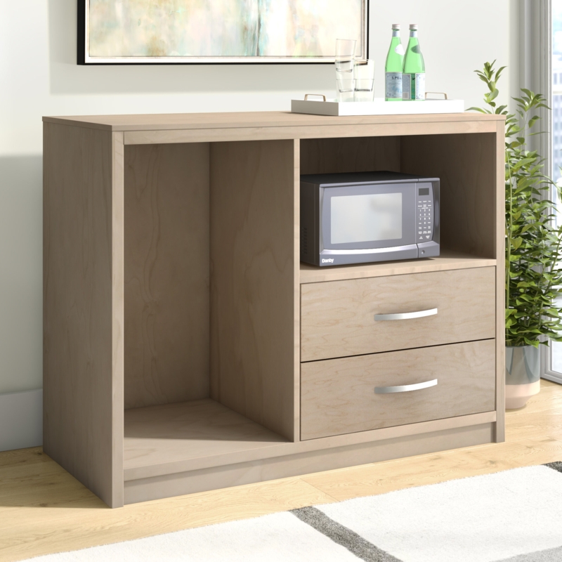 Sophisticated Manufactured Wood Media Console