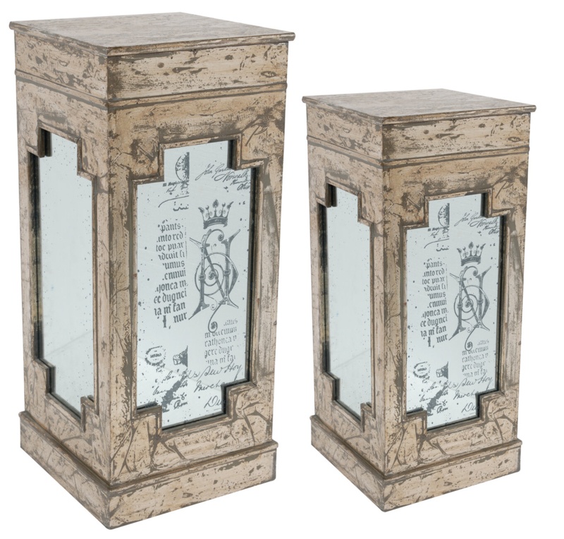 Mirror Panel Accent Table