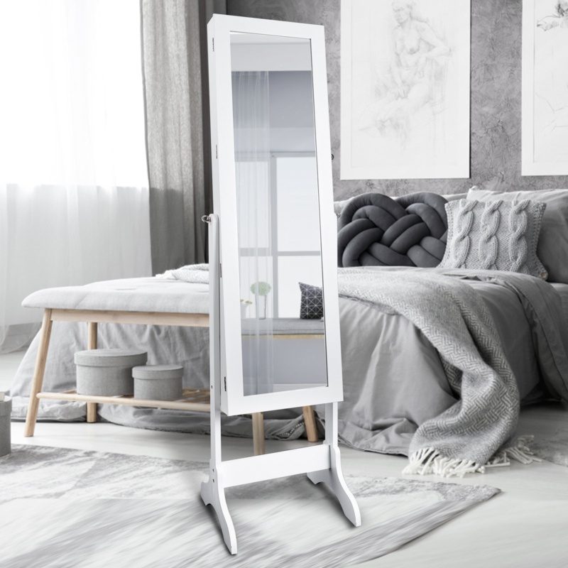 Velan 16.1'' Wide Jewelry Armoire with Mirror