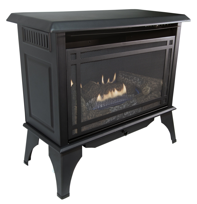 Vent Free Gas Stove with Dual Fuel