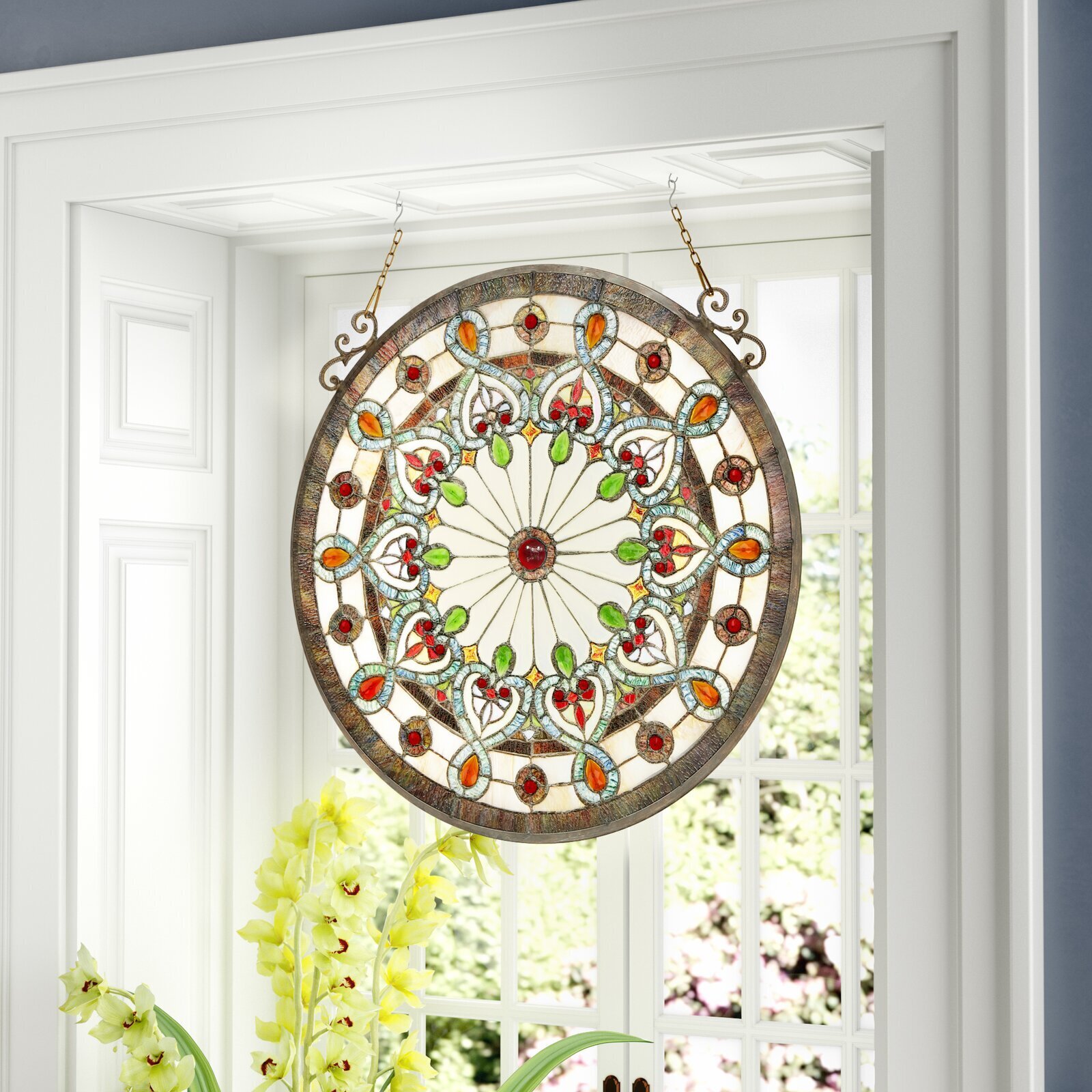 Victorian Stained Glass Window Décor