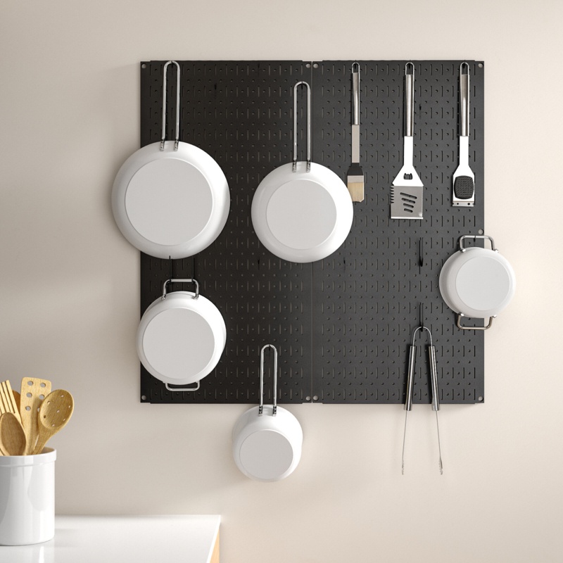 Wall Mounted Pot Rack