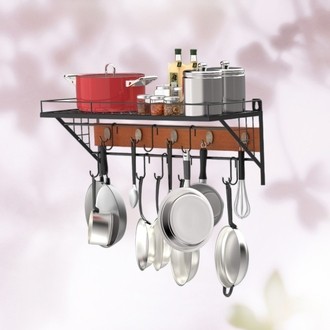 Kitchen Island With Pot Rack - Foter