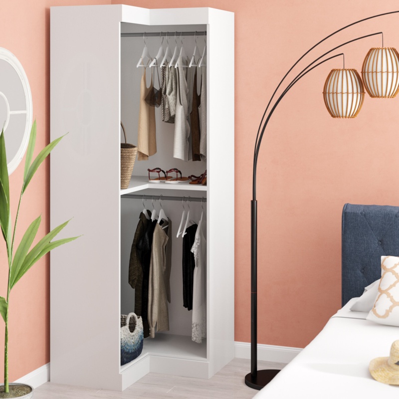 Walley 32.25" W Closet System Corner Systems