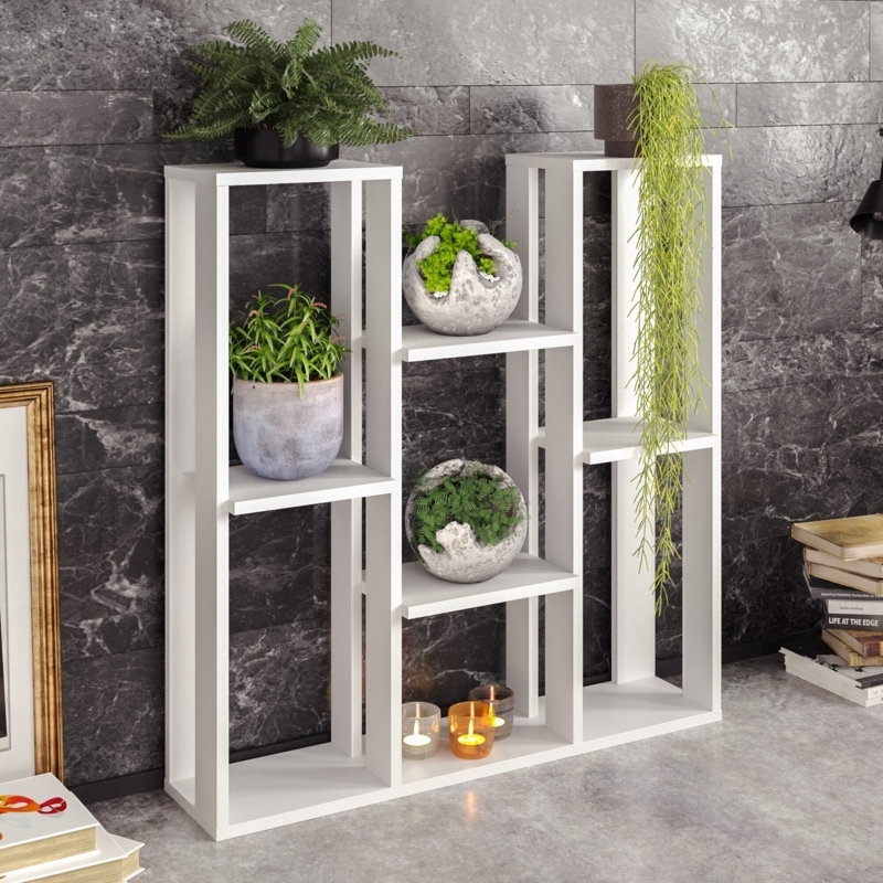 Multi-Tiered Plant Stand with Wall Mounting